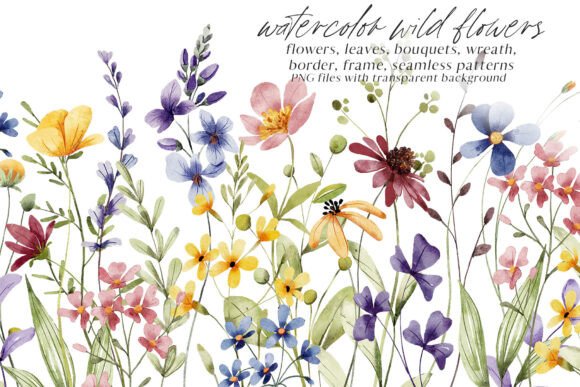 Download Floral Watercolor Set, аlowers, Leaves. - Leaves Collection