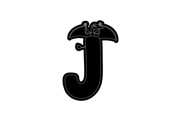 Download Dinosaur Alphabet Graphic Black Style - Graphic Collection