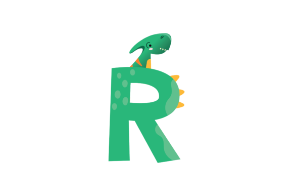 Download Dinosaur Alphabet Graphic Icon Cute - Graphic Collection