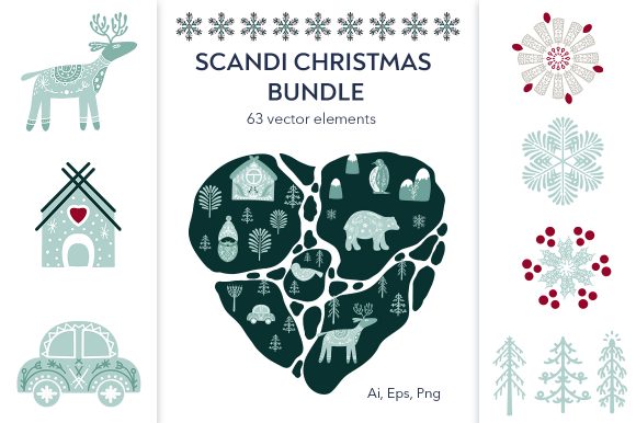Download Product - Scandinavian Christmas Bundle - Christmas Collection