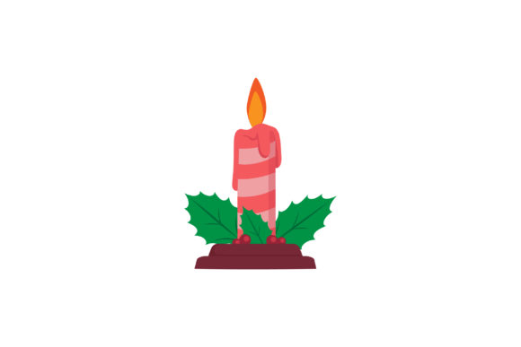 Download Christmas Day Decoration with Cnadle - Christmas Collection