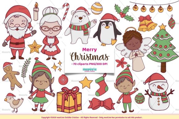 Download Christmas Bundle Cliparts - Christmas Collection