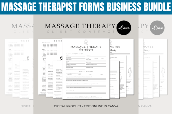 Download Massage Therapist Forms Business Bundle - Business Collection