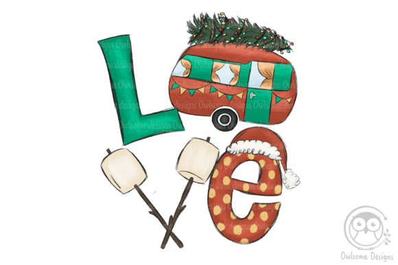 Download Love Camping Christmas Sublimation - Christmas Collection