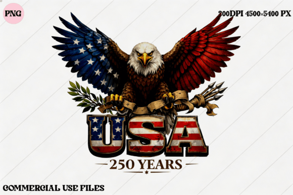 Download American Eagle USA 250 Years Graphic - Graphic Collection