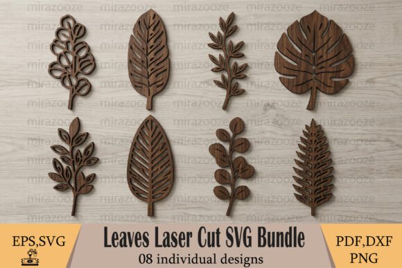 Download Leaves Laser Cut SVG Bundle - Leaves Collection
