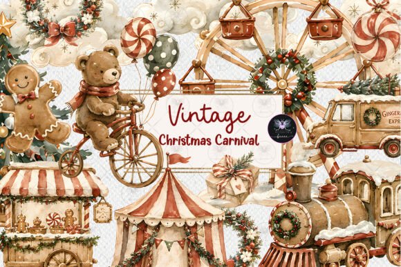 Download Vintage Christmas Clipart - Christmas Collection