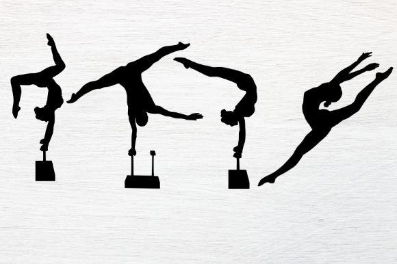 Download Gymnastic Silhouette Cut File - Silhouette cut file Collection