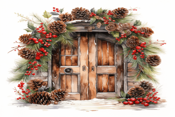 Download Watercolor Christmas Background - Christmas Collection