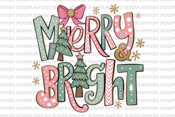 Download Merry and Bright, Christmas Png - Christmas Collection