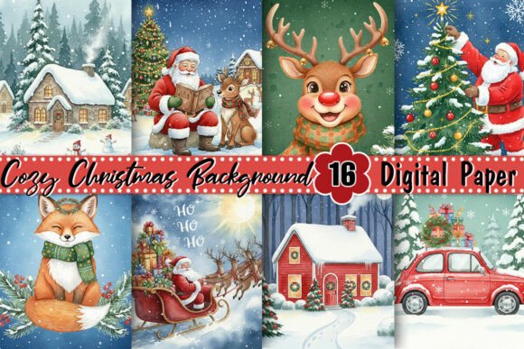 Download Cozy Christmas Background - Christmas Collection