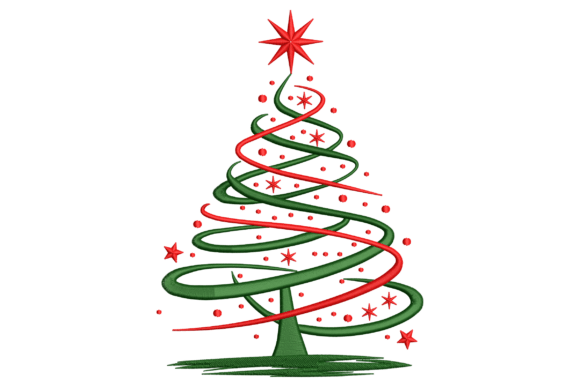 Download Christmas Tree Swirl - Christmas Collection