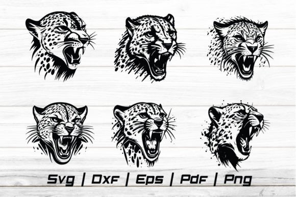 Download Cheetah Head Svg Silhouette Cut File - Premium Resources