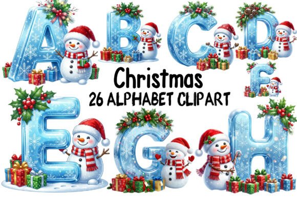 Download Christmas Alphabet Clipart - Christmas Collection