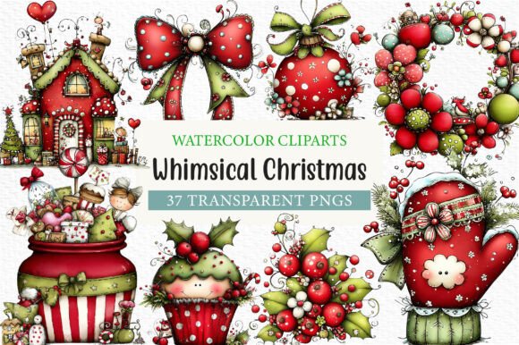 Download Whimsical Christmas Clipart - Christmas Collection