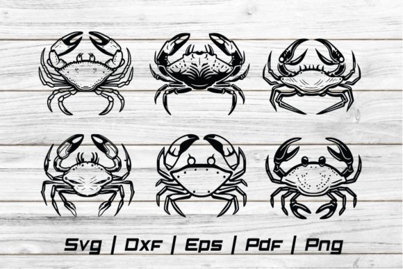 Download Crab Svg Silhouette Cut File - Silhouette cut file Collection