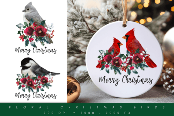 Download Christmas Birds PNG Sublimation Designs - Christmas Collection