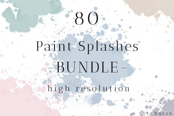 Download Pastel Watercolor Splash Clipart Bundle - Clipart bundle Collection