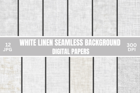 Download White Linen Seamless Background Digital - White Collection