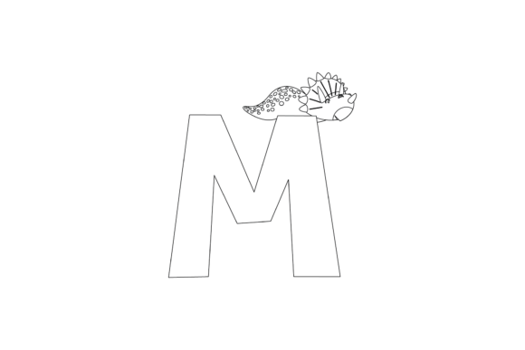 Download Dinosaur Alphabet Graphic Coloring Page - Graphic Collection