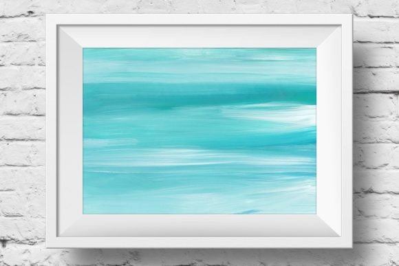 Download Blue White Abstract Printable Wall Art - White Collection
