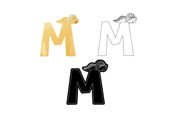 Download Dinosaur Alphabet Graphic Bundling - Graphic Collection
