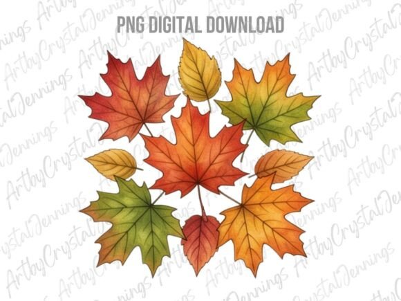 Download Autumn Maple Leaves Clipart PNG - Leaves Collection