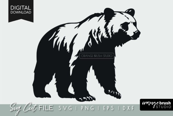 Download Bear SVG, Bear Silhouette Cut File - Silhouette cut file Collection