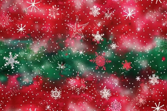Download Red and Green Christmas Background with - Christmas Collection