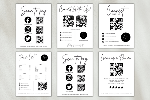 Download Qr Code Sign Bundle for Small Business - Business Collection