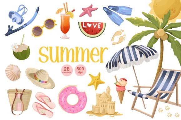 Download Summer Vibe Clipart, Beach Party Graphic - Graphic Collection